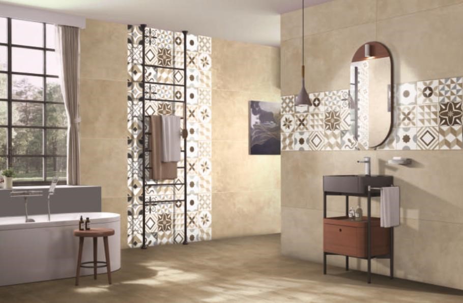 Decorative tiles for bathroom