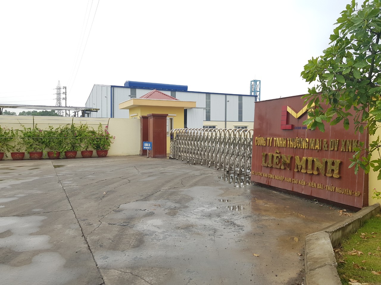 The factory at Haiphong city, Vietnam